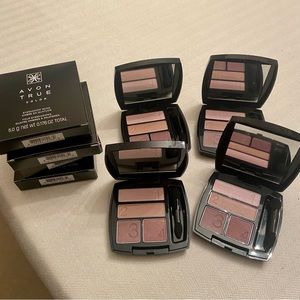 4 Avon Eyeshadow Quad Romantic Mauves